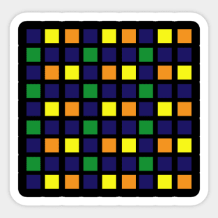 colorful boxes Sticker